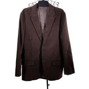 GAP | Chocolate Brown Velour Blazer - 42R